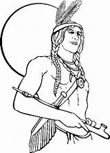 Indian Chief Coloring Page At GetColoringscom  Free Printable sketch template