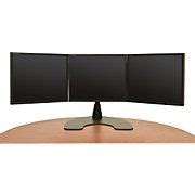 Ergotech Triple Horizontal LCD Desk Stand - Mount 3 monitors in a horizontal configuration ...