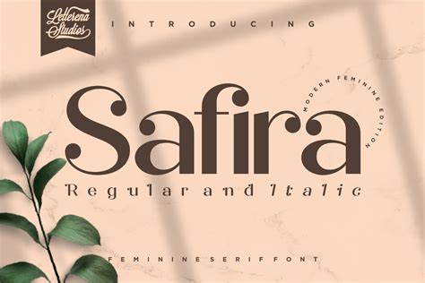 Safira Modern Feminine Serif Font - Download Fonts