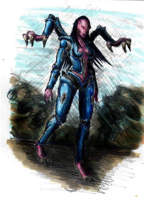 Female Genestealer Hybrid by Methiston on DeviantArt