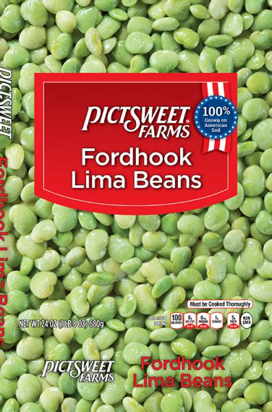 Fordhook Lima Beans - Clear Bag - Vegetables - Pictsweet Farms