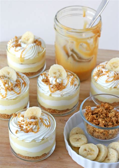 Banana Caramel Cream Dessert - Glorious Treats