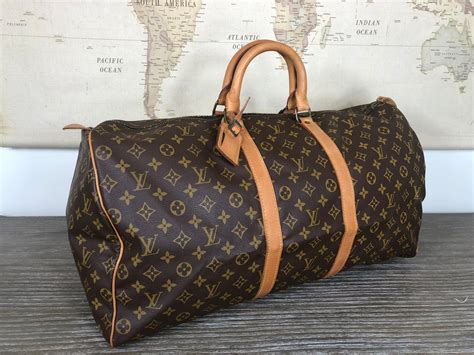 LOUIS VUITTON Monogram Keepall 55 Duffel Bag – Pretty Things Hoarder