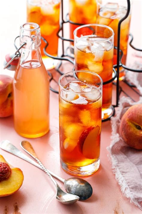 Easy Peach Green Tea Recipe 2023 - AtOnce