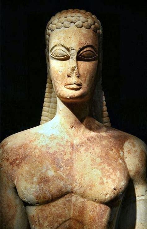 hellas-inhabitants: “ Kouros of Archaic greek period. Kerameikos museum at Athens, Greece ...