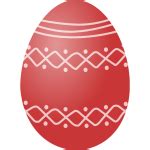 Vector image of egg with black border | Free SVG