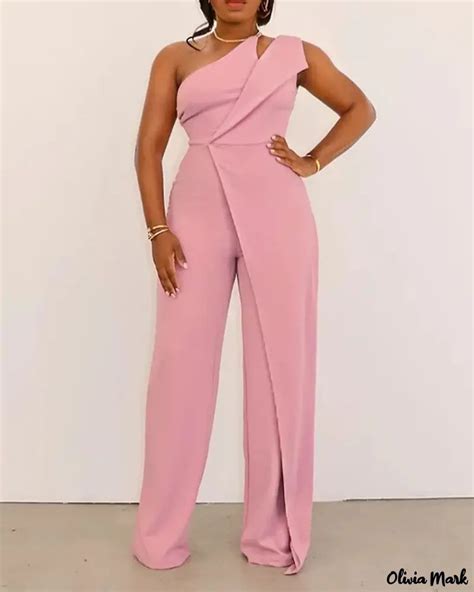 Olivia Mark – Straight Leg Off Shoulder Patchwork Jumpsuit | Jumpsuit, Pink jumpsuits outfit ...