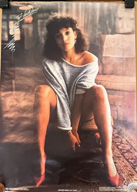 Vintage Original Poster Flashdance Jennifer Beals Alex 1983 - Etsy