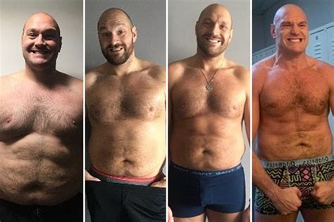 Tyson Fury shares amazing shirtless snaps showing body transformation over last two years as he ...