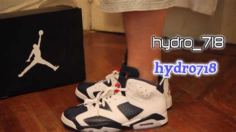 2012 Air Jordan 'Olympic' 6 VI Early Release On Feet Review HD - YouTube