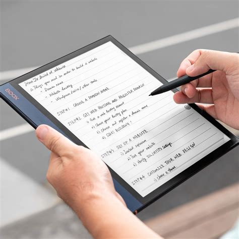 BOOX Note Air 10.3 E Ink Tablets, ePaper, Android 10, Front Light, G-Sensor, Digital Paper, E ...