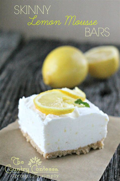 Skinny Lemon Bars | Recipe | Lemon recipes, Low calorie desserts, Desserts