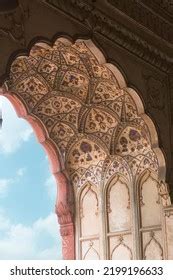 Badshahi Mosque Lahore Pakistan Interior Details Stock Photo 2199196633 ...