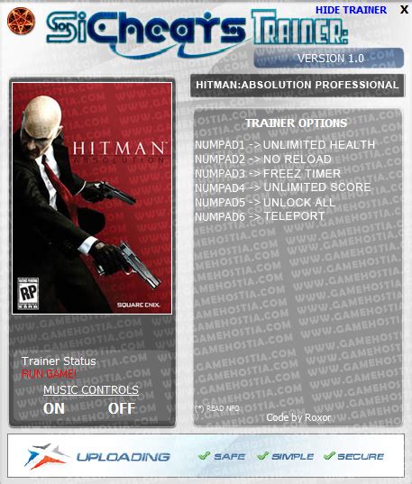 Free Game Trainers: Hitman Absolution Trainer Free Download