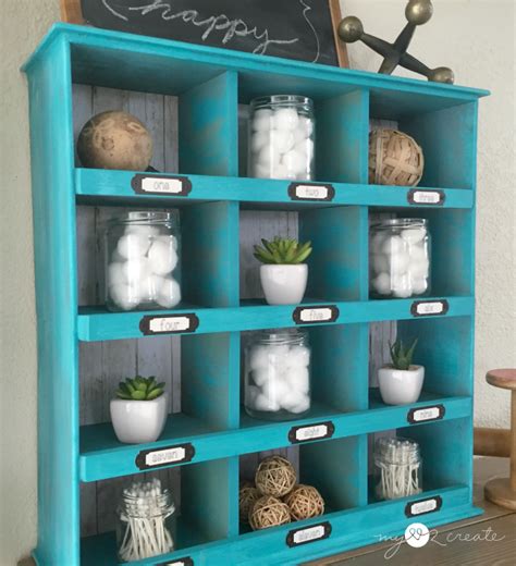 Cubby Organizer made from drawers | My Love 2 Create