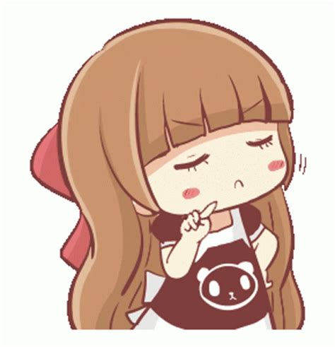 Anime Girl Sticker - Anime Girl Kawaii - Discover & Share GIFs