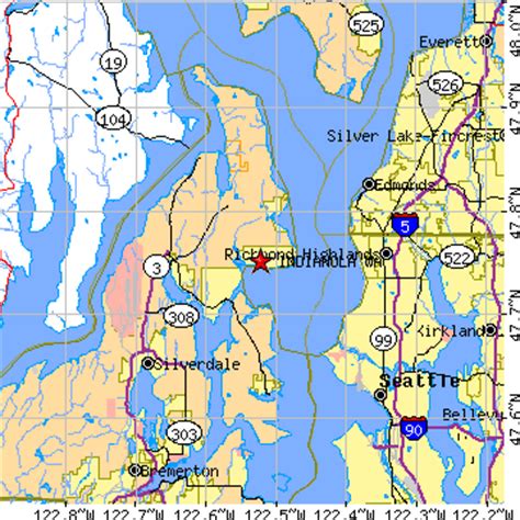 Indianola, Washington (WA) ~ population data, races, housing & economy