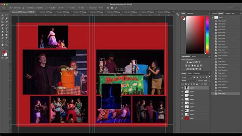 Photoshop Tutorials: How To Make a Yearbook Layout - YouTube