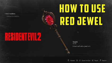 How to use the red jewel | Resident Evil 2 Remake - YouTube