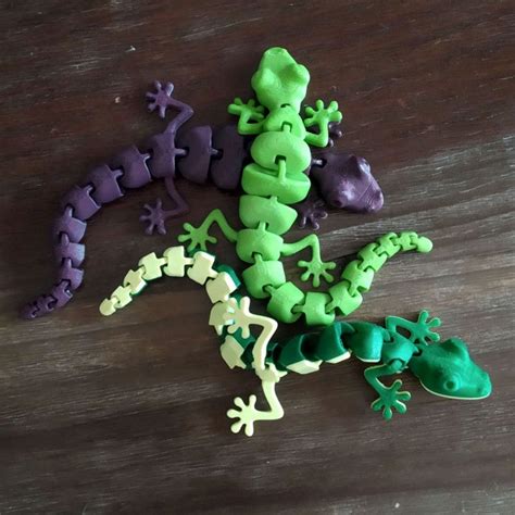 Flexi Lizard / Lézard Jouet / Animal articulé / Jouet animal / | Etsy