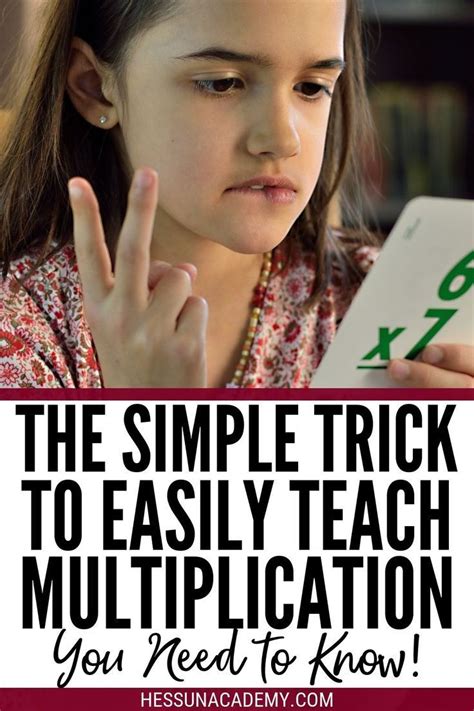 Try this simple trick to easily teach multiplication facts. Memorize multiplication tables ...