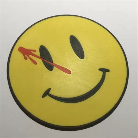 Watchmen Logo Coaster 3D Printing Model - Threeding