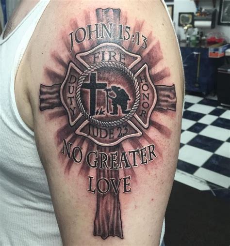 21+ Firefighter Tattoo Designs, Ideas | Firefighter tattoo, Fire fighter tattoos, Fire ...