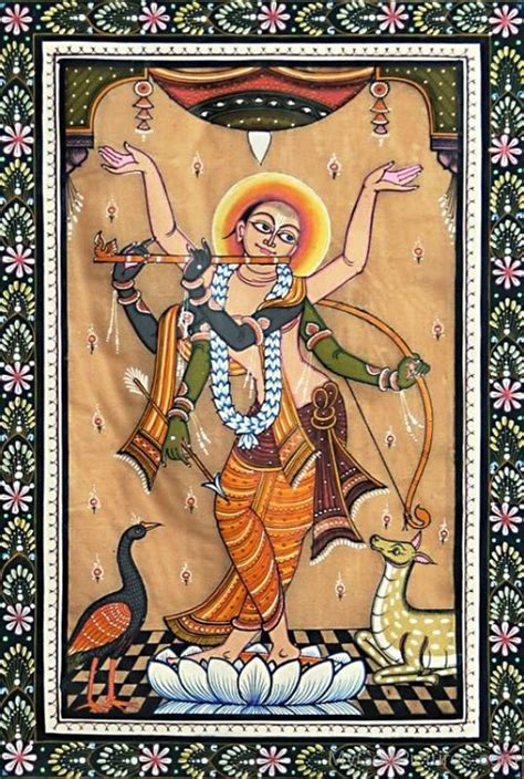 Painting Of Chaitanya Mahaprabhu - God Pictures