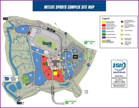 Metlife Stadium Parking Lot Map Map : Resume Examples