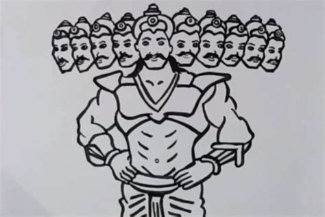 How to draw Ravana for Dussehra | Dussehra Drawing for Kids - #1 Fashion Blog 2023 - Lifestyle ...