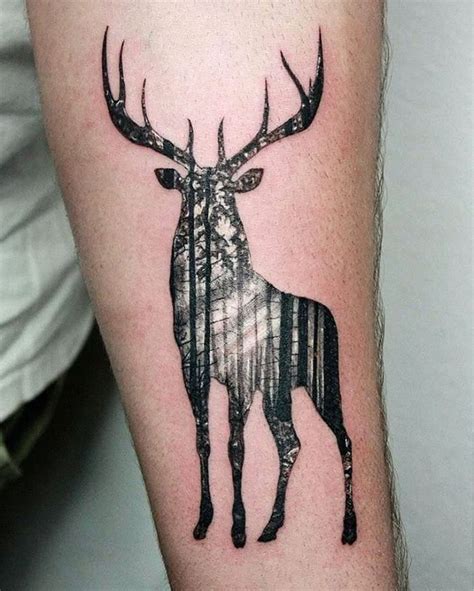 40 Beautiful and Inspiring Deer Tattoo Designs - TattooBloq | Deer tattoo, Tattoo designs, Deer ...