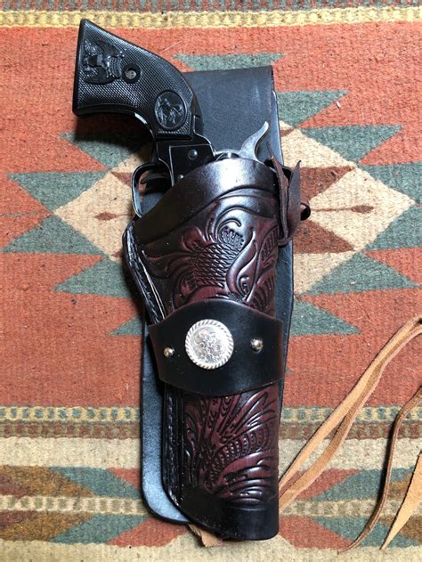 Western Drop Holster Fits Colt SAA Ruger New Vaquero Single - Etsy