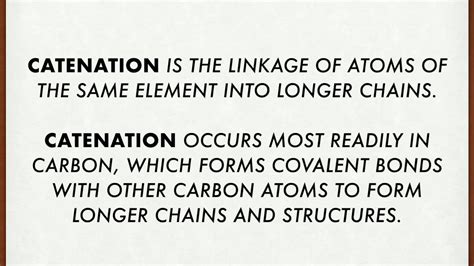 Definition of catenation - YouTube