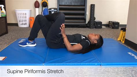 Supine Piriformis Stretch - YouTube