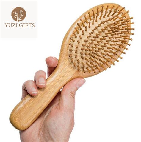 Premium Wooden Bamboo Hair Brush hairbrush Prevent Hair Loss | Etsy