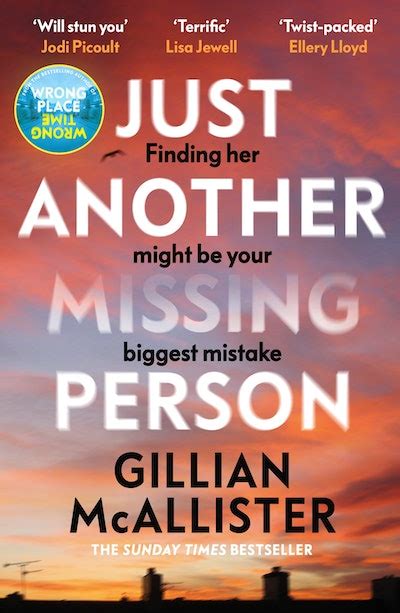 Just Another Missing Person by Gillian McAllister - Penguin Books New Zealand