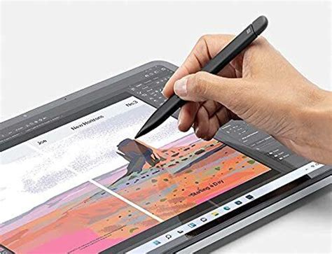 Microsoft Surface Slim Pen 2 - Matte Black- Surface Pro/Laptop/Book ...