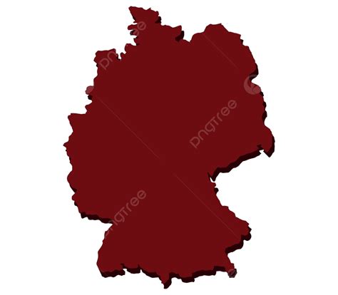 Germany Map Nation Cartography Country Vector, Nation, Cartography, Country PNG and Vector with ...