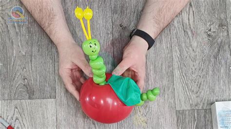 How to make a cute balloon Caterpillar with a 260Q & 160Q - YouTube