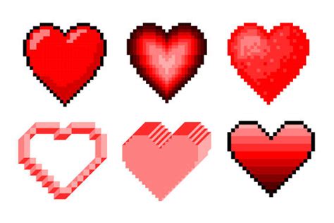6 Pixel Heart (PNG Transparent) | OnlyGFX.com
