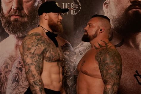 Photos: Thor Bjornsson, Eddie Hall - Set For Grudge Match Clash - HotSport