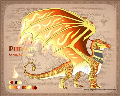 WoF|Phoenix the Sand/SkyWing by chrissi1997 on DeviantArt