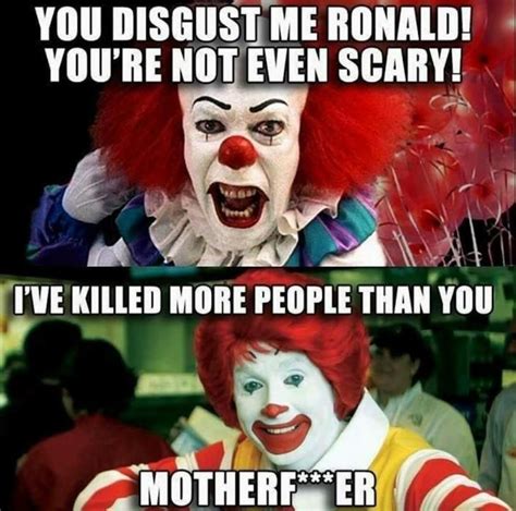 when pennywise and ronald meet each other - Meme by lols4days :) Memedroid