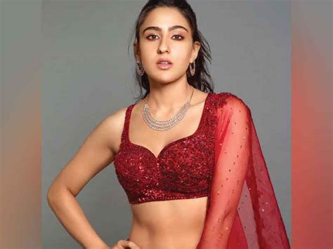 Sara Ali Khan in an adorable red lehenga | Moviekoop