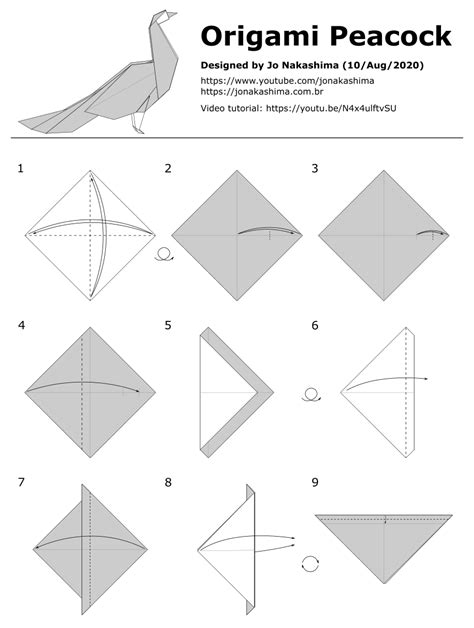 Origami Peacock - Jo Nakashima