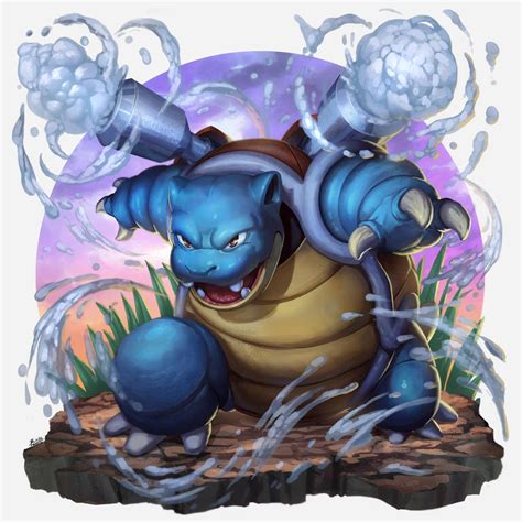 Blastoise Pokedex Chile Project by Brolo on DeviantArt