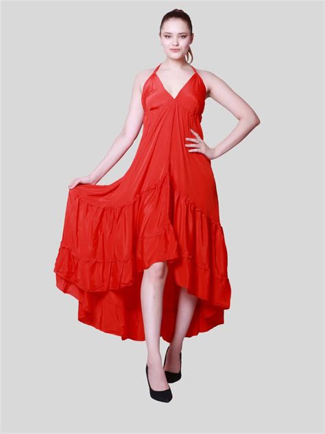 Buy Hi Lo Style Long Arrow Cruise wear Dresses for Women