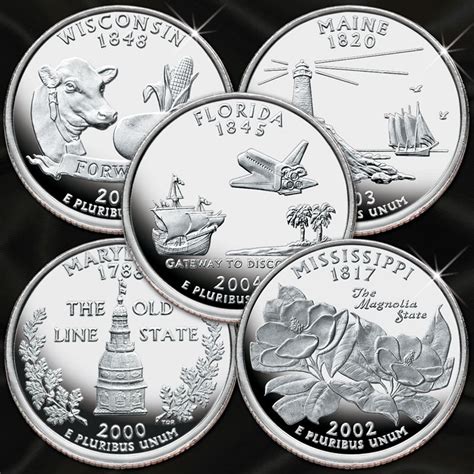 Silver Proof State Quarters Sets