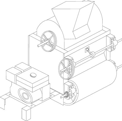 Designed Coffee Threshing Machine | Download Scientific Diagram