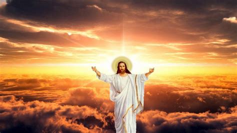 Jesus Christ With Background Of Sunbeam And Clouds HD Jesus Wallpapers | HD Wallpapers | ID #52924